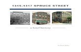 History of 1315-1317 Spruce Street