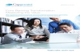 Core Banking Transformation Measuring the Value