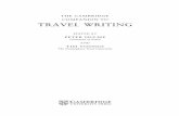 HULME, P; YOUNGS, T. the Cambridge Companion to Travel Writing, 2002