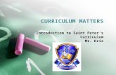 Curriculum Matters (PPDB)