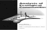 Analysis of Ecological Communities - Bruce McCune