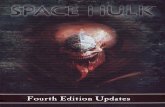 Space Hulk 3rd to 4th Ed Update Booklet