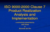 Análisis y Presentación Cláusula 7 de la ISO 9001