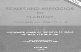 Scales and Arpeggios for Clarinet Smet