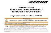 ECHO SRM 225 Manual