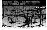 Drums - Essential Techniques for Drum Set- Book 1 - Ed Soph