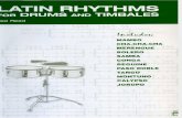 Alfred Latin Rhythms for Drums and Timbales Ted Reed