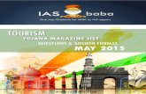 IASbaba Yojana Magazine Tourism May 2015 Jist Analysis