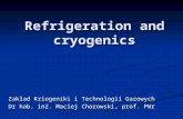 Refrigeration and cryogenics