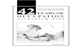 42 Years of Occupation