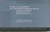 Dieter Henrich - The Course of Rememberance and Other Essays on Holderlin