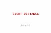 Topic 6 - Sight Distance