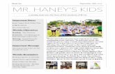 Mr. Haney's Week 6 Newsletter