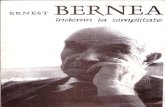 Ernest Bernea - Indemn la simplitate