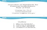 Overview of Standards for External Defibrillators