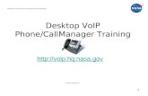 VoIP Training NASA