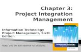 Chapter 03 - Project Integration Management