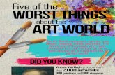 Five of the Worst things about Art Work