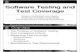 Software Testing and Test Coverage