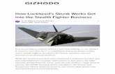 How Lockheed's Skunk Works Got Into the Stealth Fighter Business
