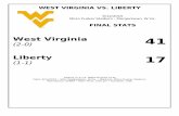 WVU and Liberty stats