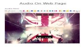 Audio on Web Page