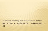 BS10 Lec - Writing a Research Proposal-II