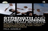 and Conditioning for Team Sports Sport Specific Physical Preparation for High Performance