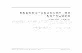 2. Especificacion de Software Actual