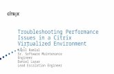 Troubleshooting Performance Issues in a Virtualized Environment