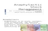 Anaphylactic Shock Lecture