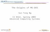 The Origins of MS-DOS