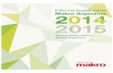 Reporte Sustentable Makro 2014/2015