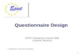 73_14- Questionnaire Design 2006