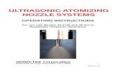 Ultrasonic Atomizing Nozzle Systems
