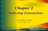 Accounting, Warren 21st Edition
