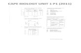 CAPE Biology Unit1 2011 P1