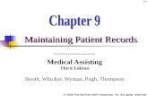 Chapter 09 Maintaining Patient Records