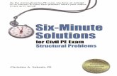 Structures Problems 6 Minute problems
