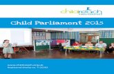 Child Parliament 2015 Report