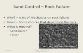 Sand Control – Rock Failure