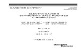 Gardner Denver Electra Saver II Parts Manual