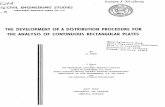 The Development of a Distribution Procedure for the Analysis of Continuous Rectangular Plates