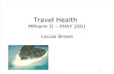 11. Travel Health Lecture