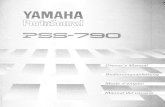 Yamaha Pss-790 Manual
