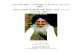 The Larhidaar Saroop of Sri Guru Granth Sahib Ji