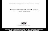 Environment and Law Wilkinson