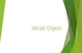 Vocab Digest