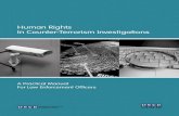 Human Rights in Counter Terrorism Investigations a Practical Manual for Law Enforcement Officers