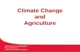 Climate Change and Agriculture